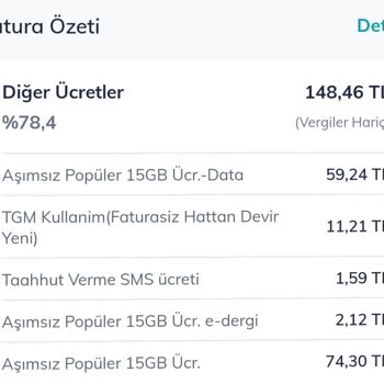 Türk Telekom Faturasız Hattan Faturalıya Geçiş Taahhütname Fazlası Ödeme