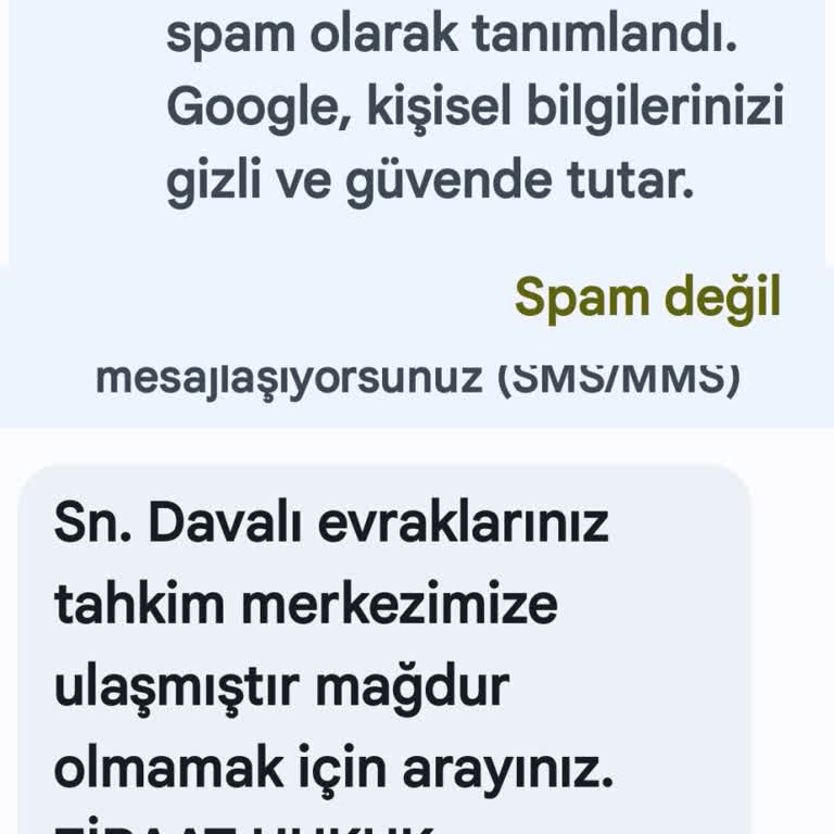 Yanıltıcı Mesajlarla Mağduriyet Tehdidi