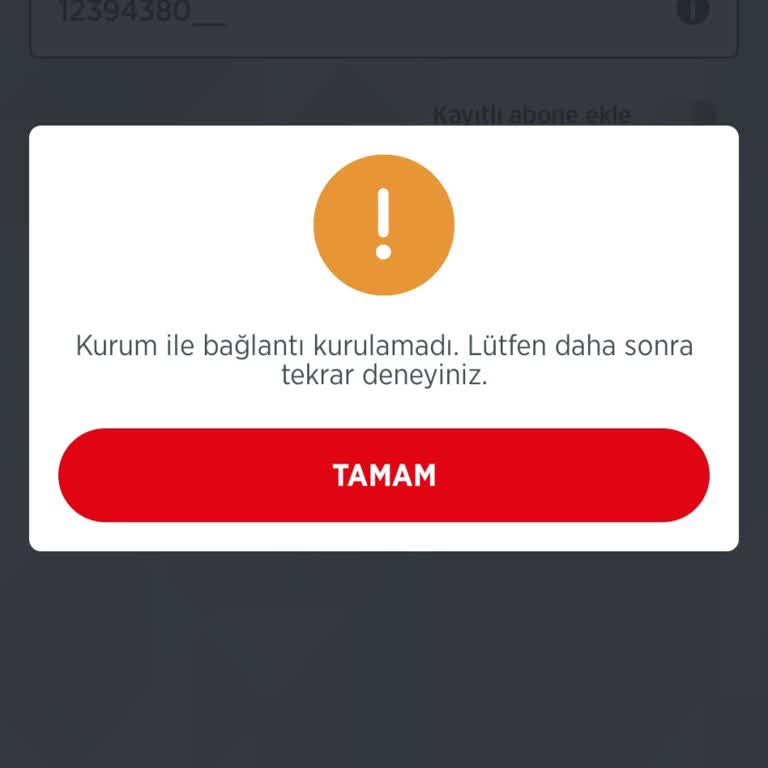 Su Faturası Ödeme Sorunu