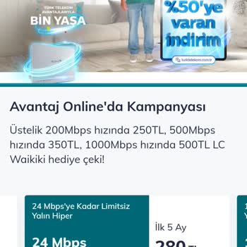 Türk Telekom TTNET'in Yetersiz İndirim Politikası Ve Müşteri Memnuniyetsizliği