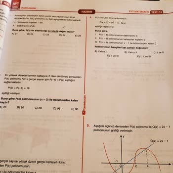 AYT Matematik Soru Bankası Çözümleri Yanlış Videolarla Eşleşiyor