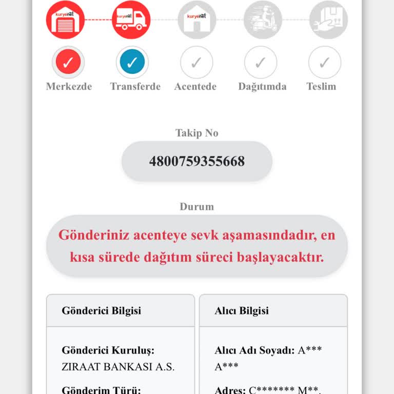 Teslim Edilmeyen Kart Ve Ulaşılamayan Müşteri Hizmetleri