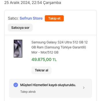 Hepsiburada'da İki Kez İptal Edilen Sipariş Ve İade Sorunu
