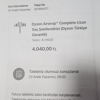 Dyson Airwrap Complete Ürünü Ve Hepsiburada'nın Yetersiz Müşteri Hizmetleri