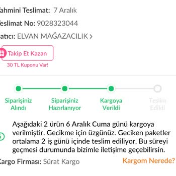 Sürat Kargo'nun Teslimat Sorunları Ve İletişim Eksiklikleri