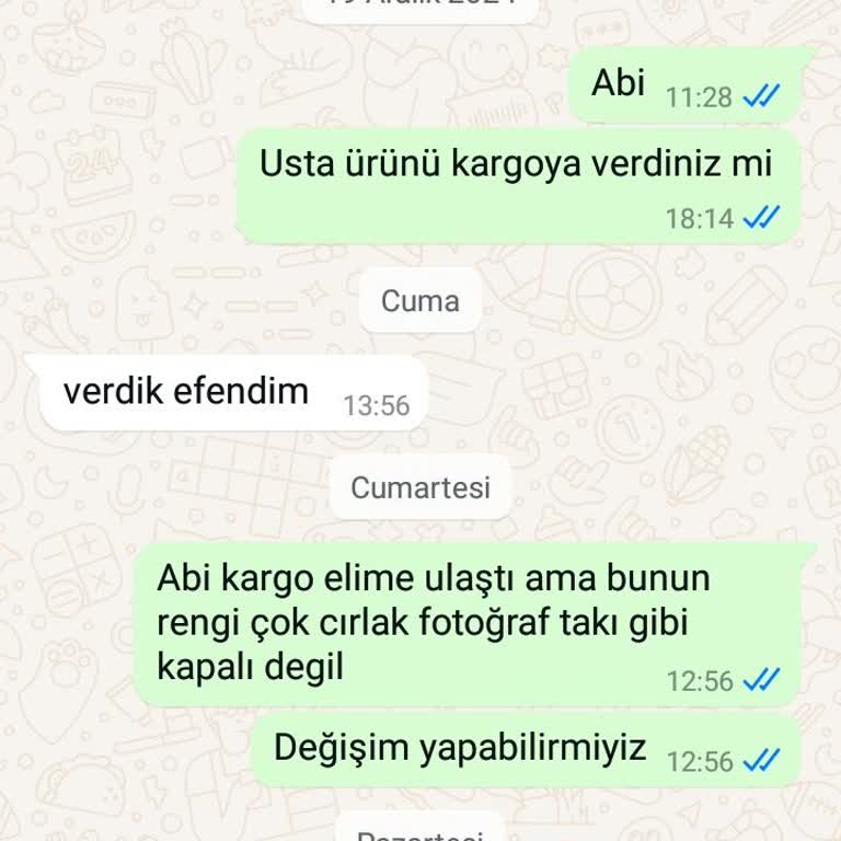 Renk Beğenilmedi, Değişim Talebi Yanıtsız Kaldı