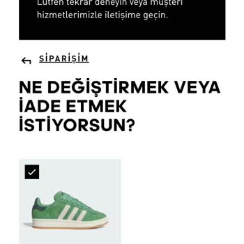 Adidas Uygulamasında Değişim Sorunu Ve Kötü Hizmet Deneyimi