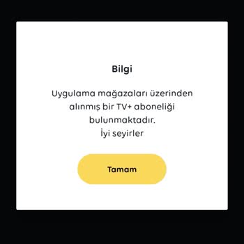 TV+Plus Aboneliğim Aktif Olmuyor