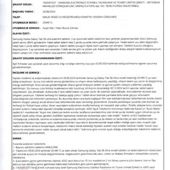 Samsung Tablet Kalemi Sorunu Ve Yetersiz Servis Deneyimi