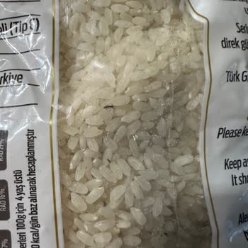 Damla Bakliyat Kısa Sürede Böceklenen Pirinç!