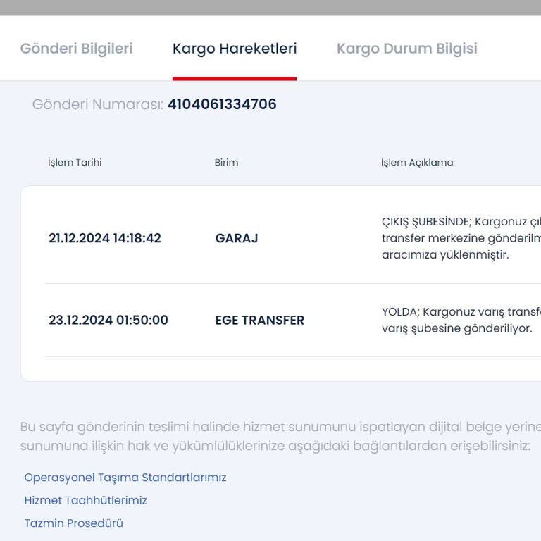 Aras Kargo İle Hayal Kırıklığı: Geciken Teslimat Ve Yetersiz Müşteri Hizmetleri