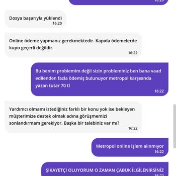 Getir'de Ödeme Yöntemi Sorunu Ve Müşteri Hizmetleri İlgisizliği