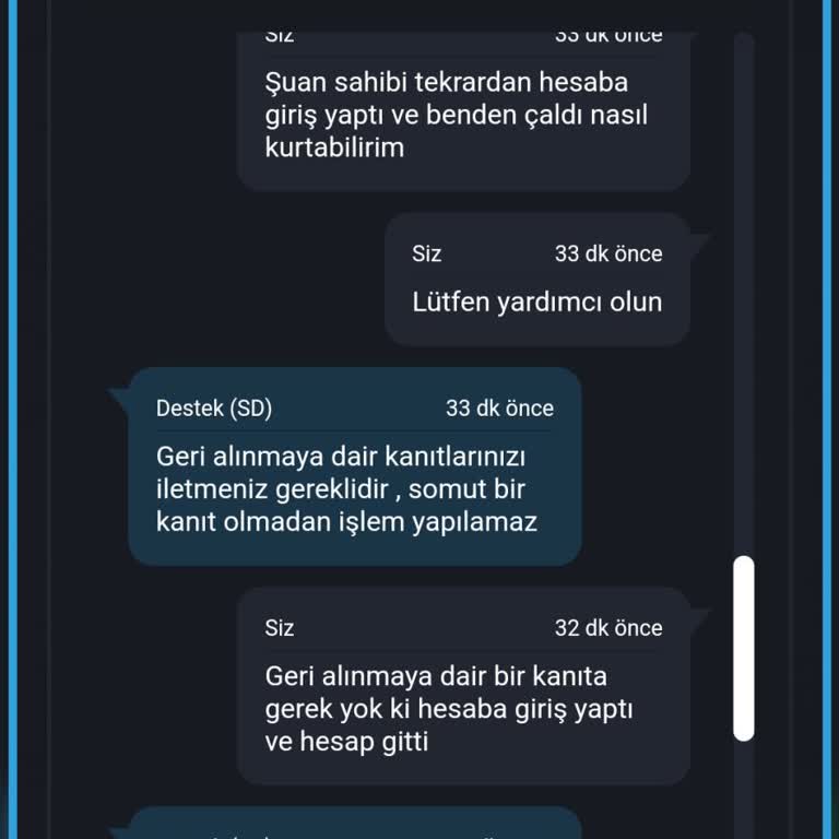 Satın Alınan Hesabın Geri Alınması Ve İade Sorunu
