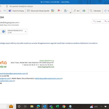 Doğa Sigorta Kasko Sigortası Kapsamında Ret Edilen Cam Değişimi Talebi