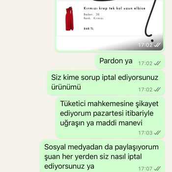 Keikei Sipariş İptali Ve Hizmet Eksikliği