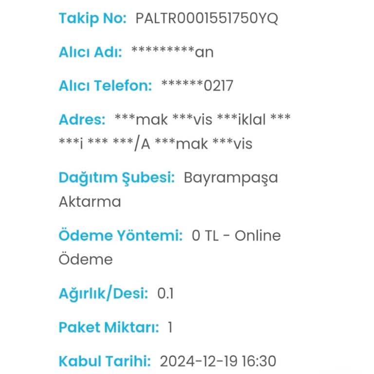 Teslim Edilmeyen Ürün Ve İletişim Sorunları