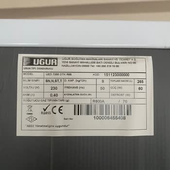 Uğur Derin Dondurucu Gürültü Problemi Ve Değişim Talebi