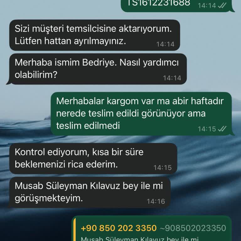 Horoz Lojistik İle İletişim Sorunu