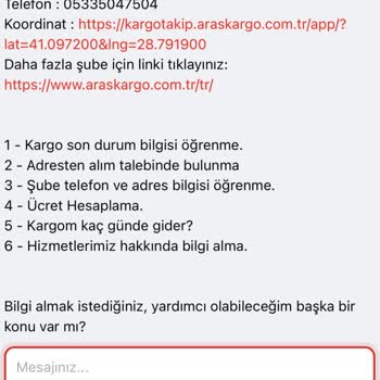 Kayıp Kargo Ve Yanıltıcı Bilgilendirme Sorunu