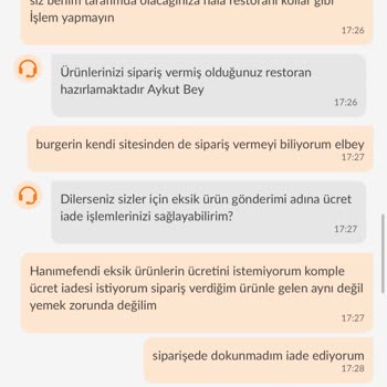 Eksik Ve Yanlış Gelen Sipariş Sorunu