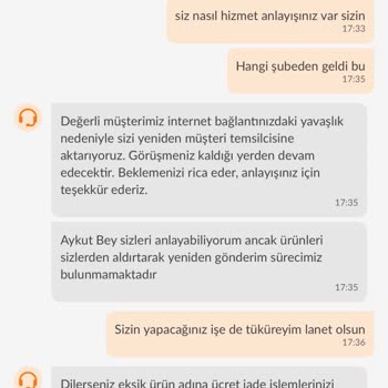 Eksik Ve Yanlış Gelen Sipariş Sorunu