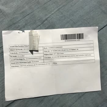 Ayakkabıdaki Üretim Hatasına Çözüm Bulunamıyor