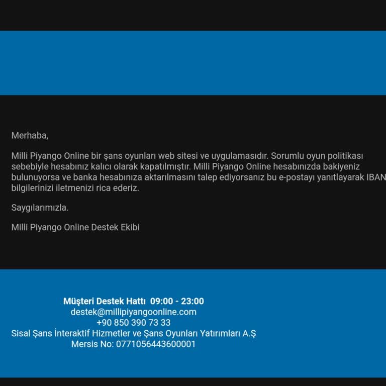 Milli Piyango Uygulamasında Şok Edici Hesap Kapatma