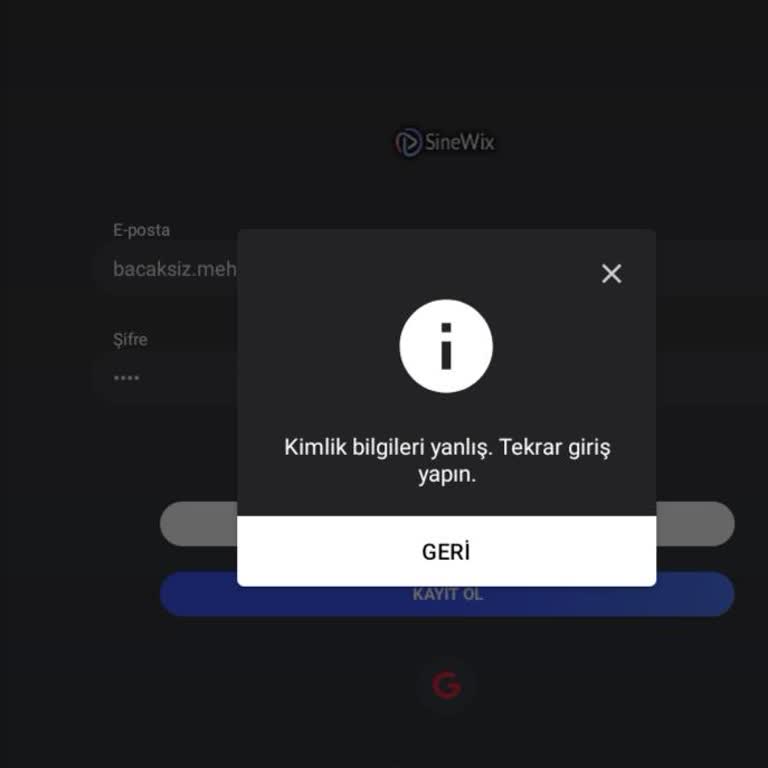 Hesap Giriş Sorunu Ve Kayıtlı İçerik Kaybı