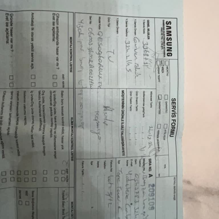 Samsung TV'de Tekrarlayan Panel Sorunu