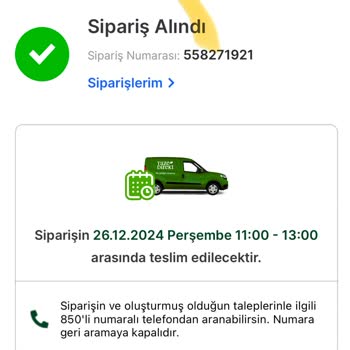 Yanlış Sipariş Ve Çözüm Eksikliği