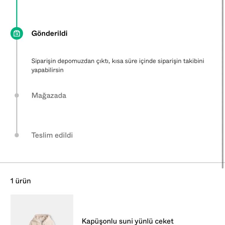 Bershka Online Siparişinde Teslimat Sorunu