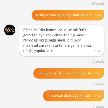 Trendyol'dan Gelen Yanlış Renkli Sandalyeler Ve İlgisiz Müşteri Hizmetleri