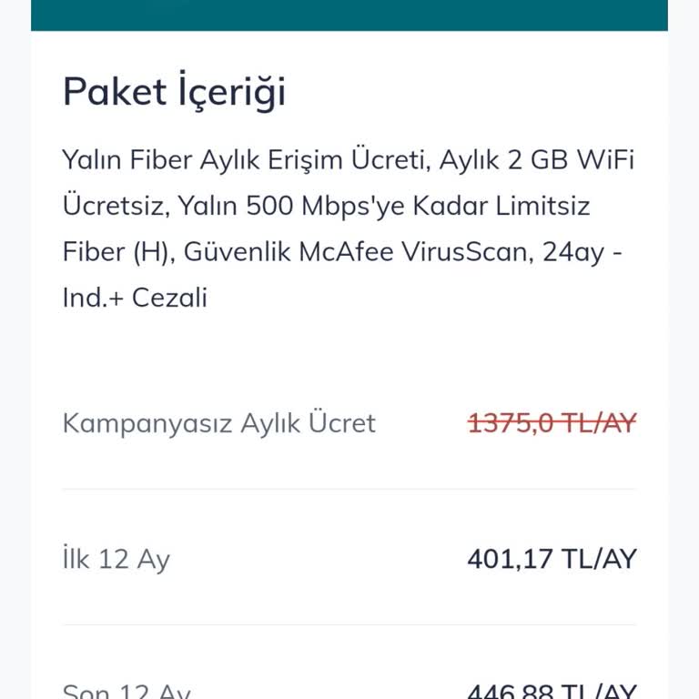 Türk Telekom Paket Fiyatlandırma Sorunu