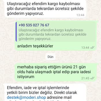 Yanıltıcı Sipariş Süreci Ve Destek Sorunu