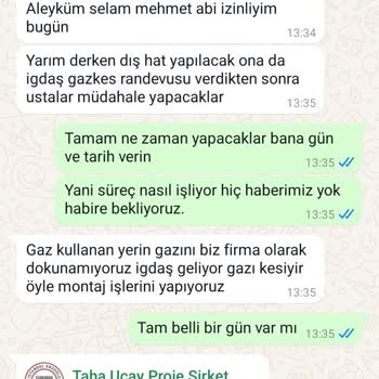 Üç Aydır Gaz Açılmadı İletişim Yok