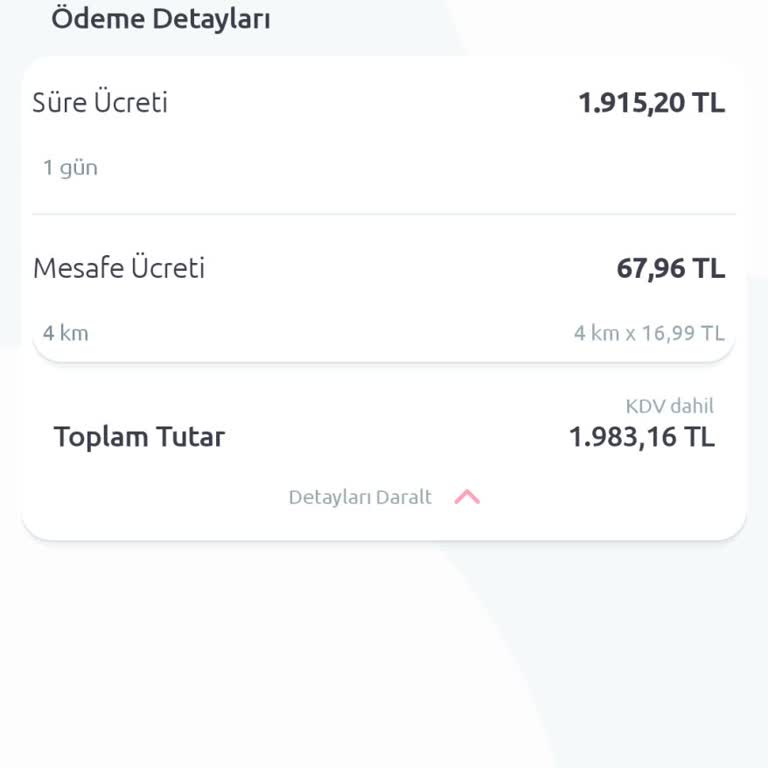 Yanlış Araç Kiralama Ücreti Ve İade Talebi