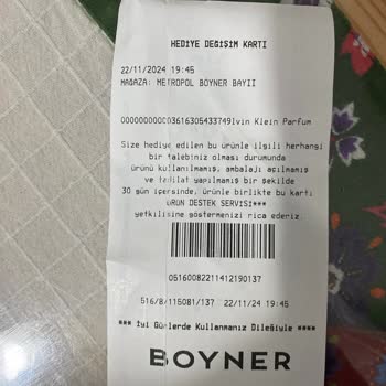 Değişim Kartı Var Ama Değişim Yok: Boyner'in Parfüm Seti Sorunu