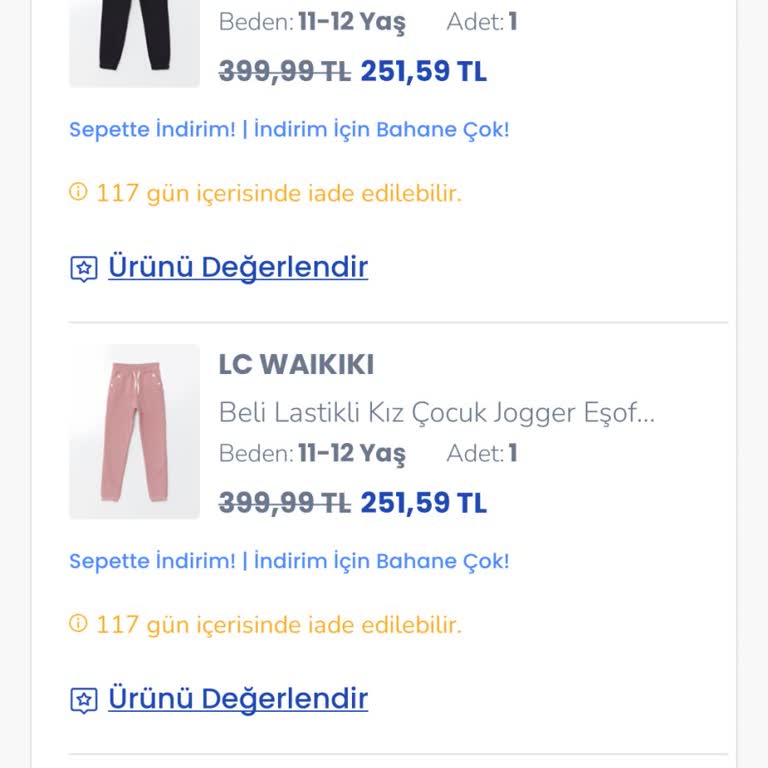 Yanlış Beden Ve Defolu Ürün Sorunu