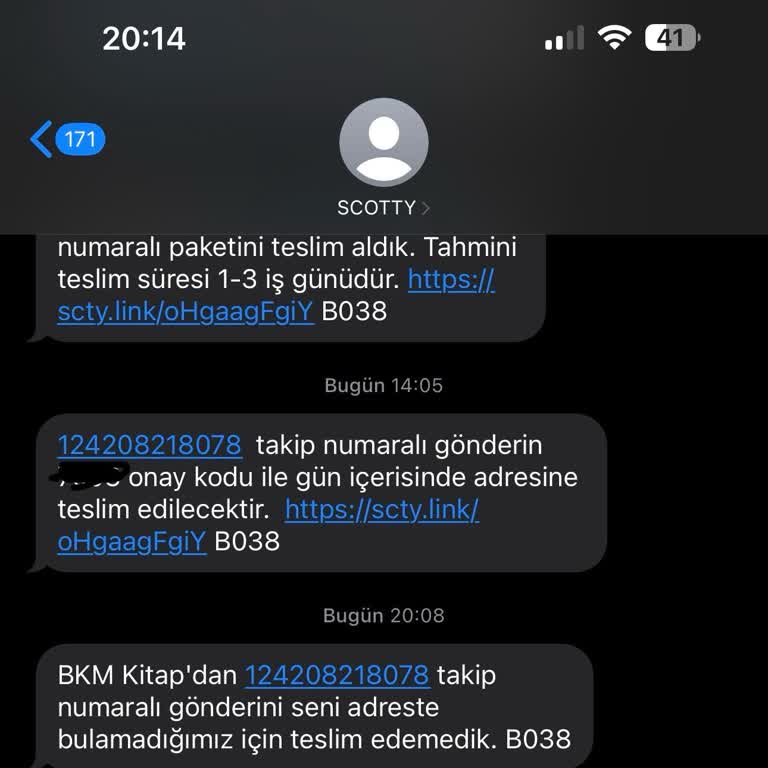 Adresime Ulaşmayan Kargo Ve Yanıltıcı Bildirim