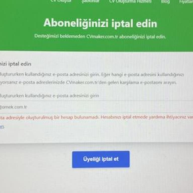 Üyelik İptali Ve Para İadesi Sorunu