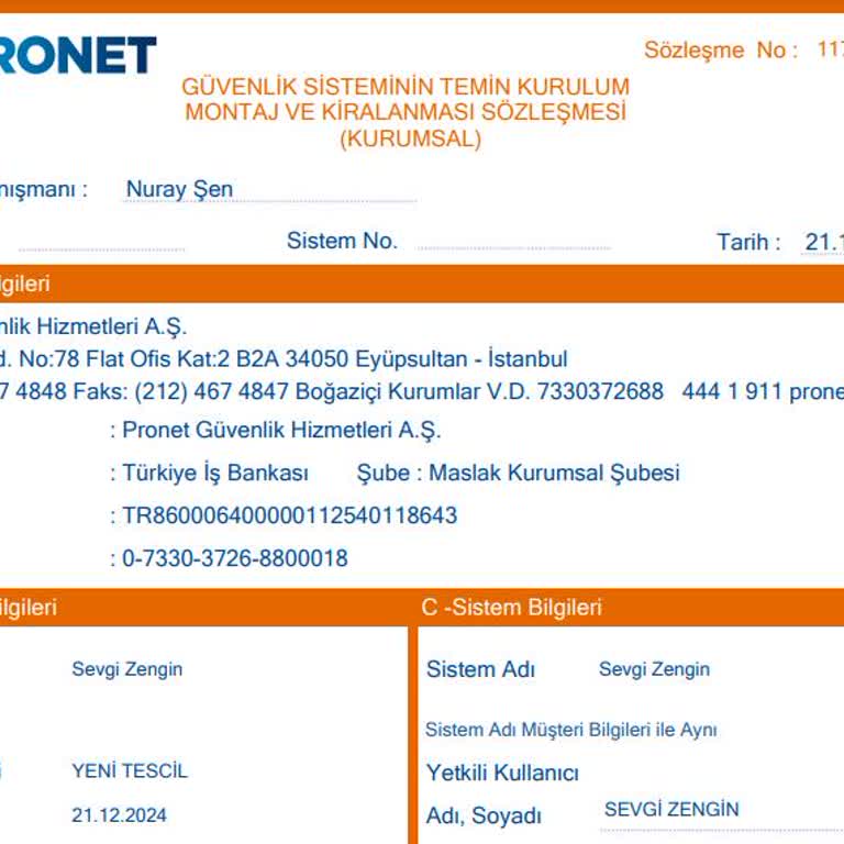 Yanlış Sözleşme Detayları Ve İptal Sorunu