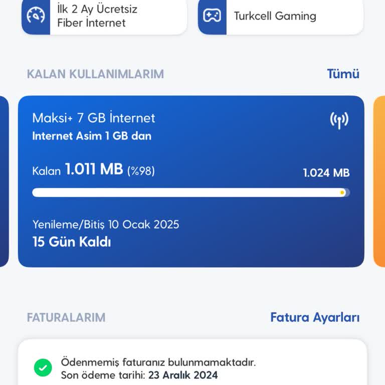 Otomatik İnternet Aşımı Ve Yetersiz Müşteri Hizmetleri