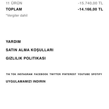 Zara'dan Eksik Ürün Ve İade Sorunu