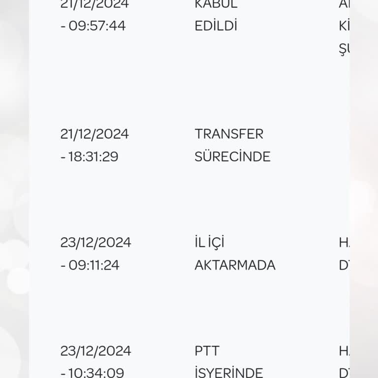 PTT Teslimat Gecikmesi Mağduriyeti