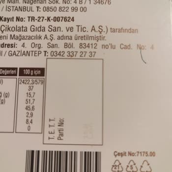 Tarihsiz Çikolata: Bozulmuş Ürün Şikayeti
