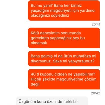 Siparişimdeki Eksiklikler Ve Yetersiz Müşteri Hizmeti