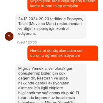 Siparişimdeki Eksiklikler Ve Yetersiz Müşteri Hizmeti
