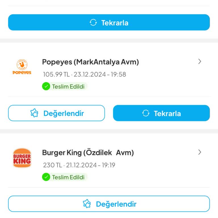 Tıkla Gelsin'de Sipariş İptali Ve Para İadesi Sorunu