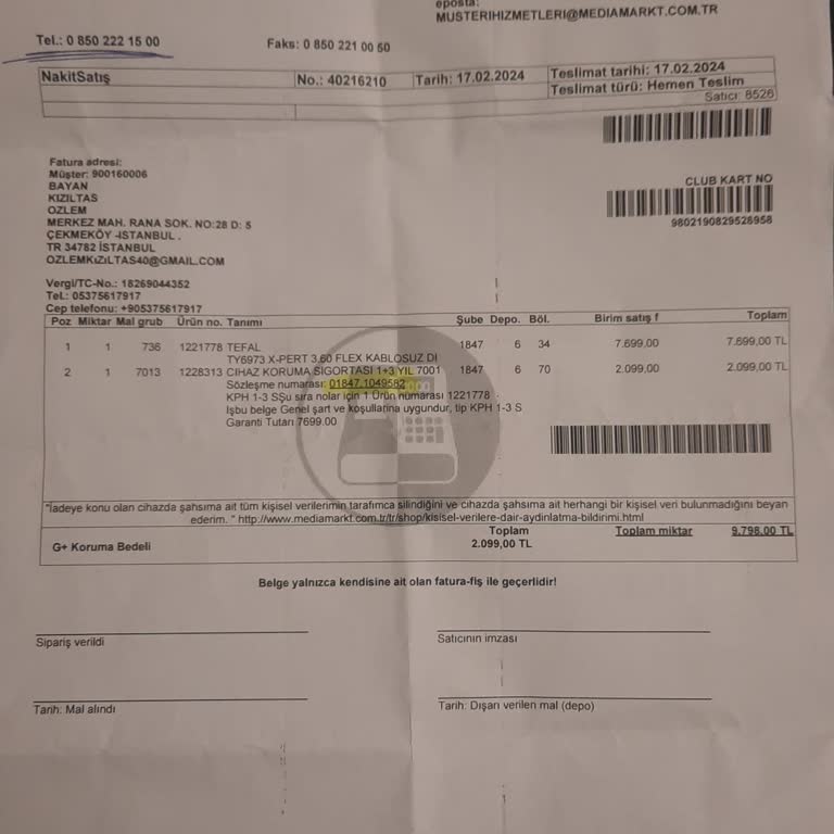 Media Markt'ta Ek Sigorta Mağduriyeti: Tefal Süpürge Sorunu