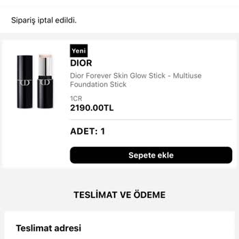 Stok Sorunu Ve Geçersiz Hediye Kodu